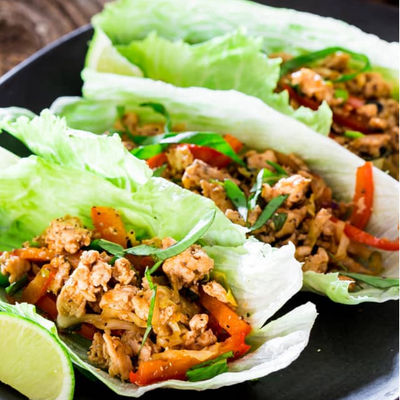 Asian-Style Chicken Wraps