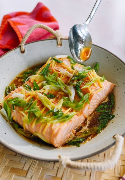 Asian-Style Steamed Salmon