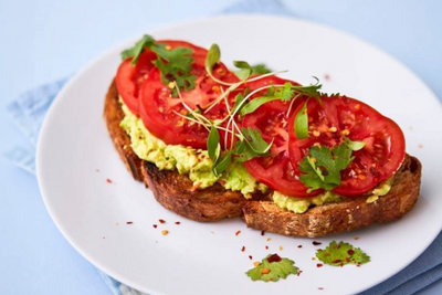 Avocado Tomato French Toast