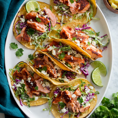 Baja-Style Salmon Tacos