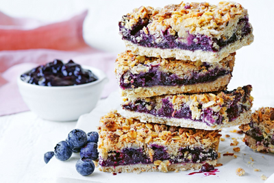 Blissful Berry Breakfast Bars