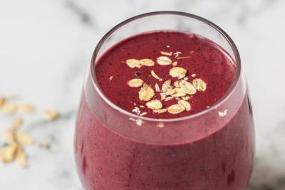 Blueberry Banana Protein Smoothie