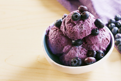 Blueberry Protein Ice Cream