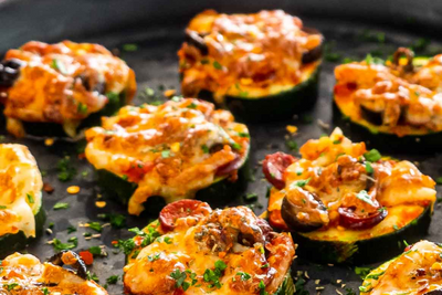 Cheesy Zucchini Rounds