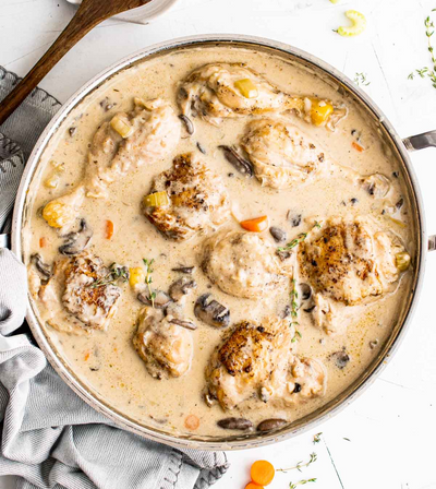 Chicken and Mushroom Fricassee