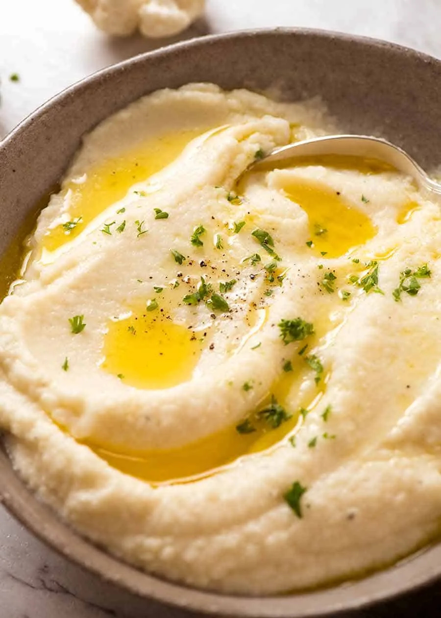 Creamy Cauliflower Mashed “Potatoes”