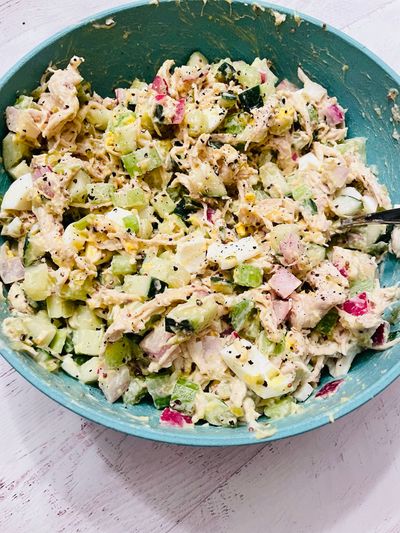 Cucumber, Chicken and Egg Salad