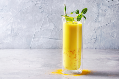 Mint and Mango Lassi