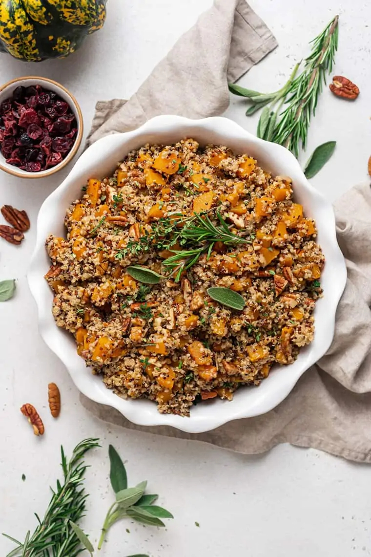 Quinoa and Vegetable Stuffing