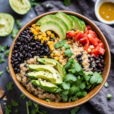 Quinoa and Black Bean Buddha Bowl