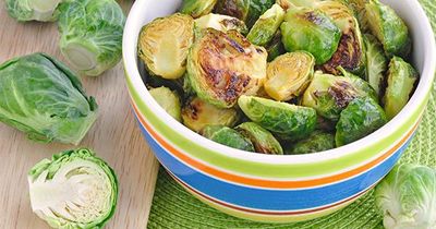 Roasted Honey Mustard Brussels Sprouts