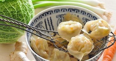 Steamed Chicken Wontons