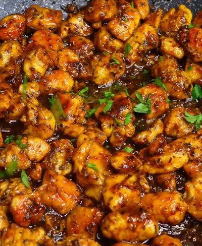 Sticky Honey Lemon Chicken