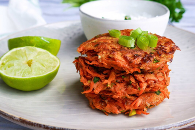 Sweet Carrot Fritters