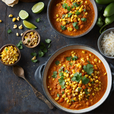 Sweet Corn and Peanut Curry