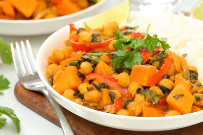 Sweet Potato and Chickpea Curry