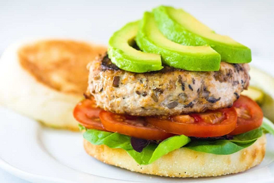 Turkey Avocado Burgers